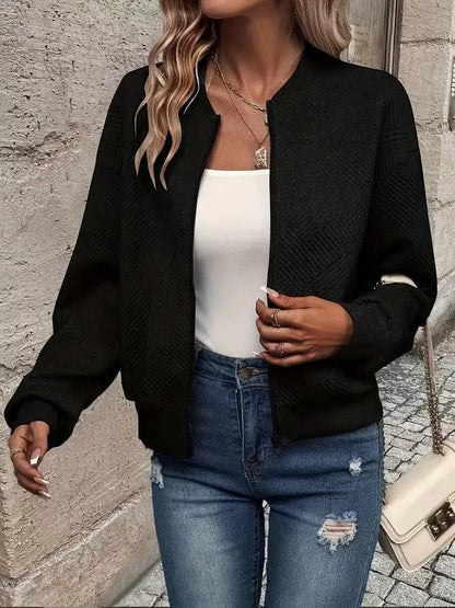 Damen Strickjacke Mit Reißverschluss Modern