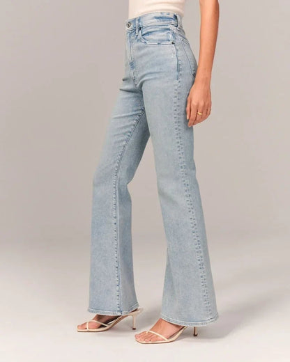 Damen High Waist Jeans Slim Fit Stilvoll