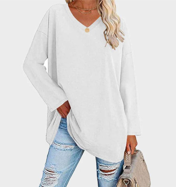 Damen Langarm Pullover Elegantes Design