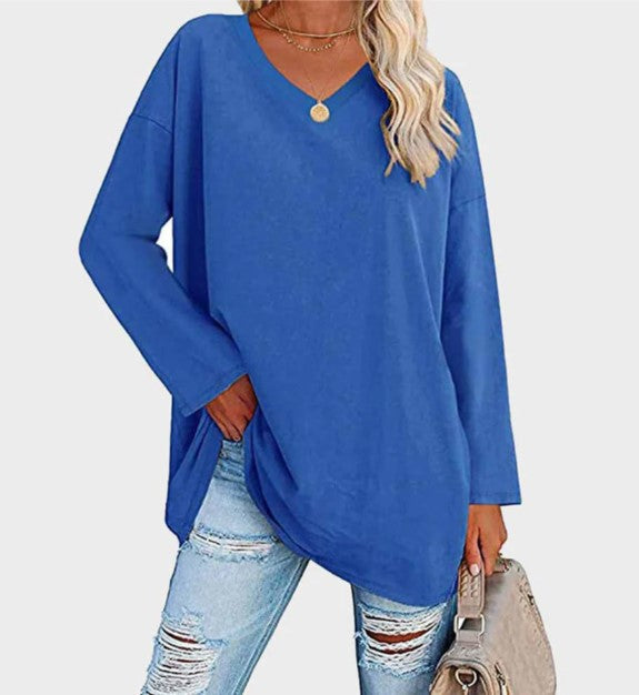 Damen Langarm Pullover Elegantes Design