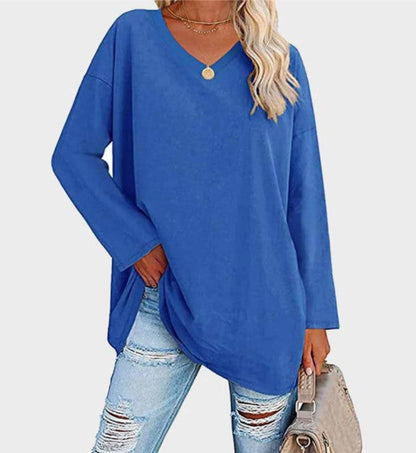 Damen Langarm Pullover Elegantes Design
