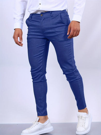 Herren Businesshosen Slim Fit Elegant
