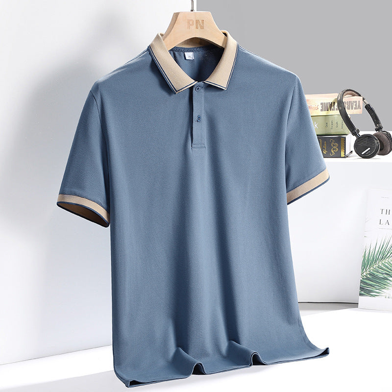 Herren Polo-Shirt Elegantes Business-Casual Baumwolle Modern