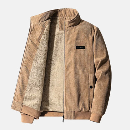 Herren Lederjacke Retro Stil Lässig