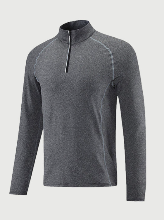 Herren Funktionsshirt Atmungsaktiv Reißverschluss