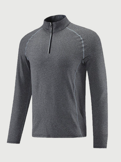 Herren Funktionsshirt Atmungsaktiv Reißverschluss
