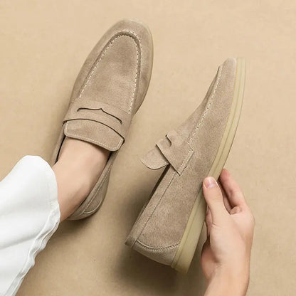 Herren Loafer Schuhe Bequem Alltag Lederschuhe