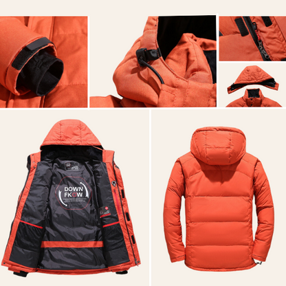 Herren Regenjacke Wasserdicht Warm Windfest