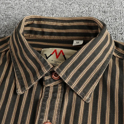 Herren Hemd Utility Style Baumwolle