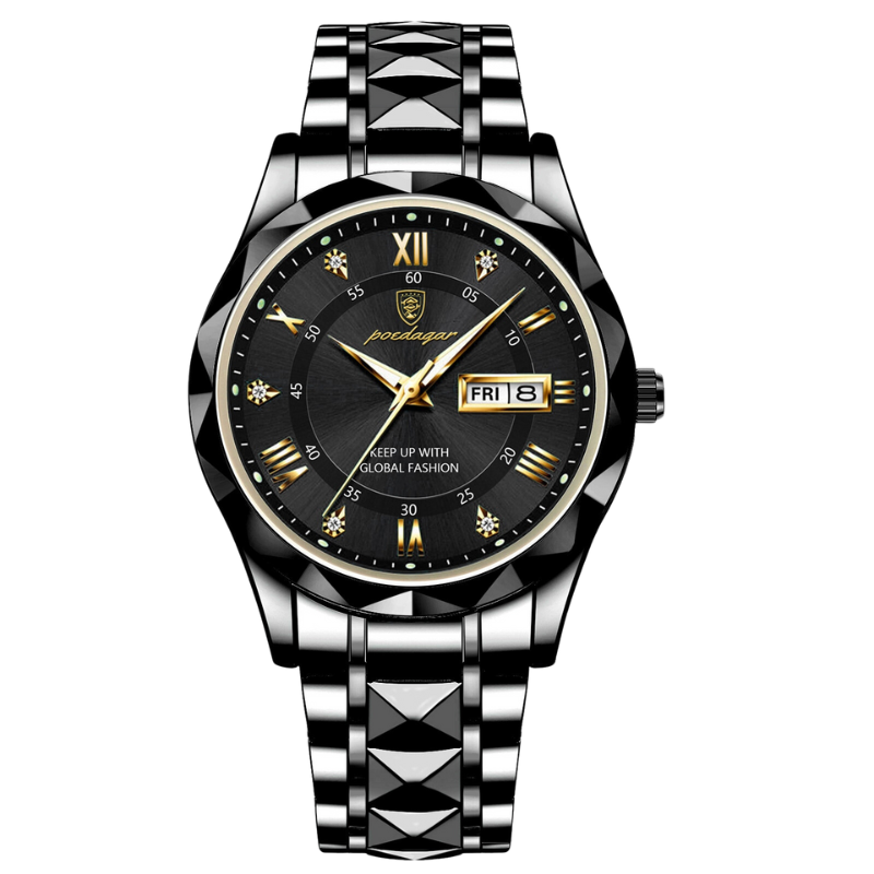 Herrenuhr Edel Leder