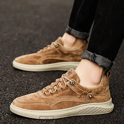 Herren Sneaker Sport Schuhe Wildleder