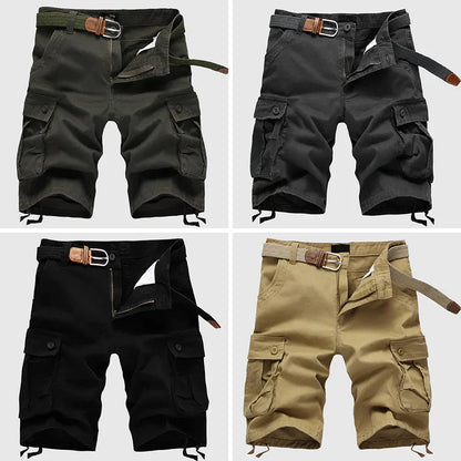 Herren Cargo Shorts Baumwolle Bequem