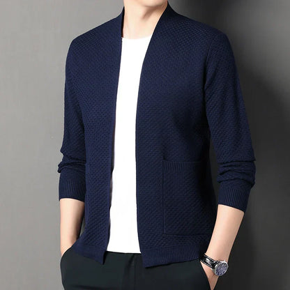 Herren Slimfit Blazer Jacquardmuster