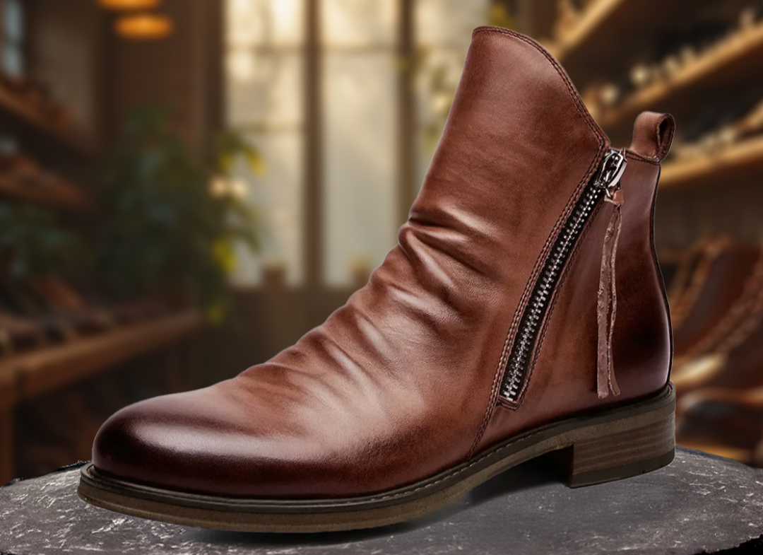 Herren Chelsea Stiefel Elegantes Leder