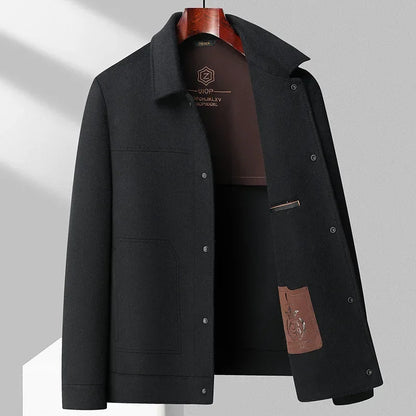 Herren Wolljacke Schurwolle Elegant