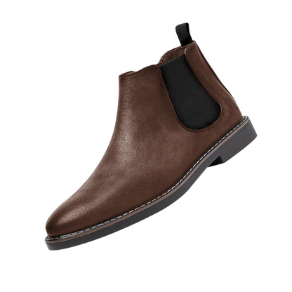 Herren Chelsea Boots Leder Komfortabel