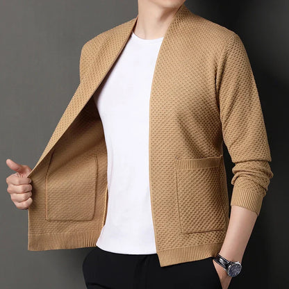 Herren Slimfit Blazer Jacquardmuster