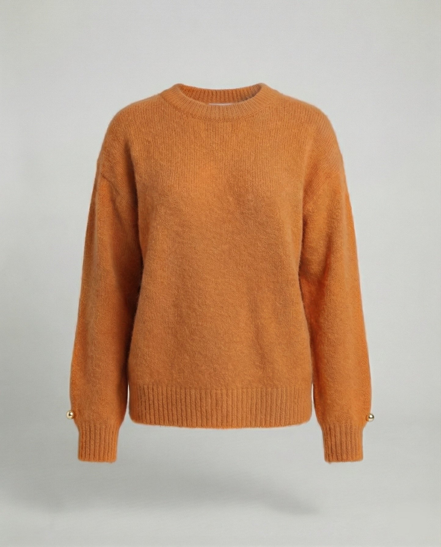 Damen Pullover Oversized Kaninchenhaar-Mix Weich