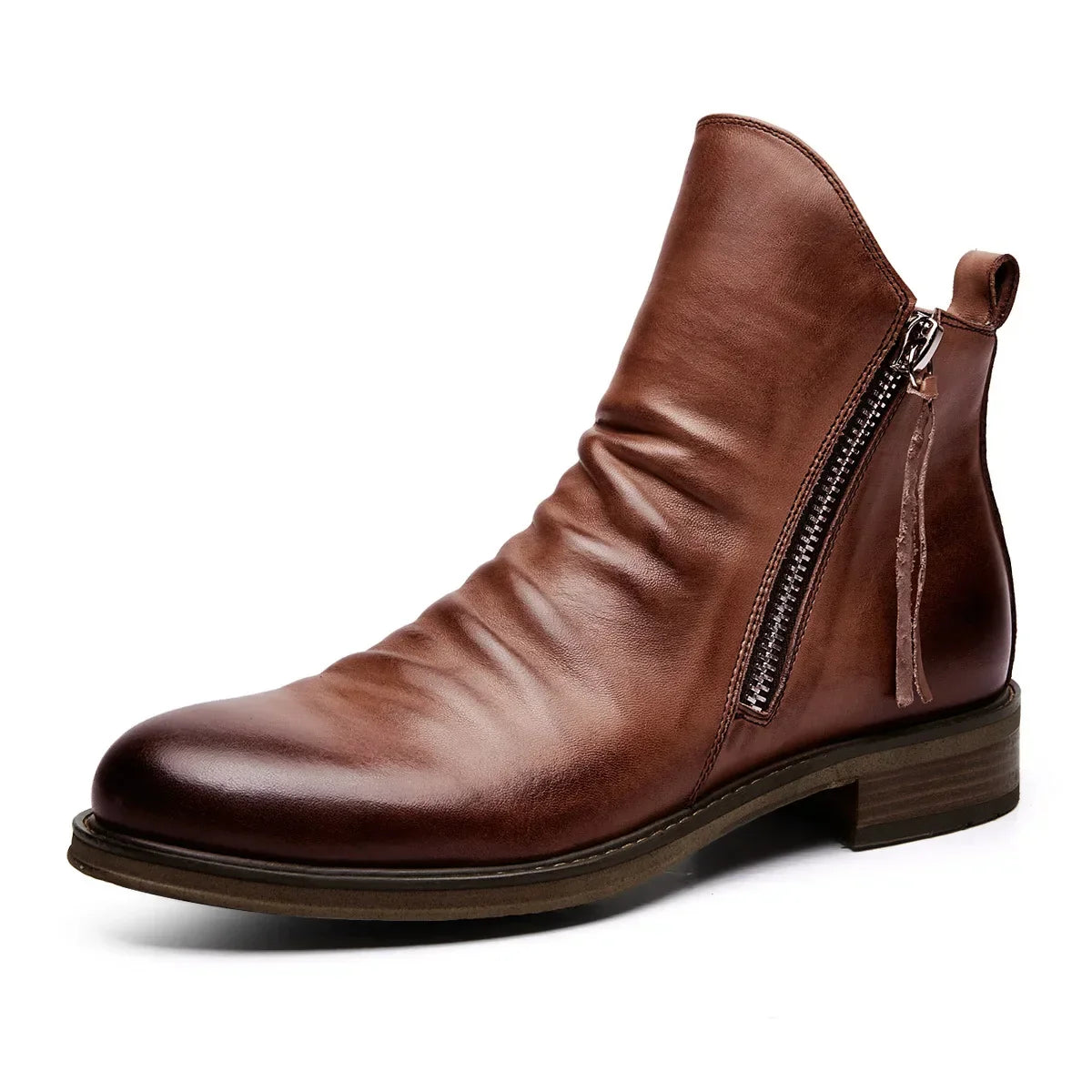 Herren Chelsea Stiefel Elegantes Leder