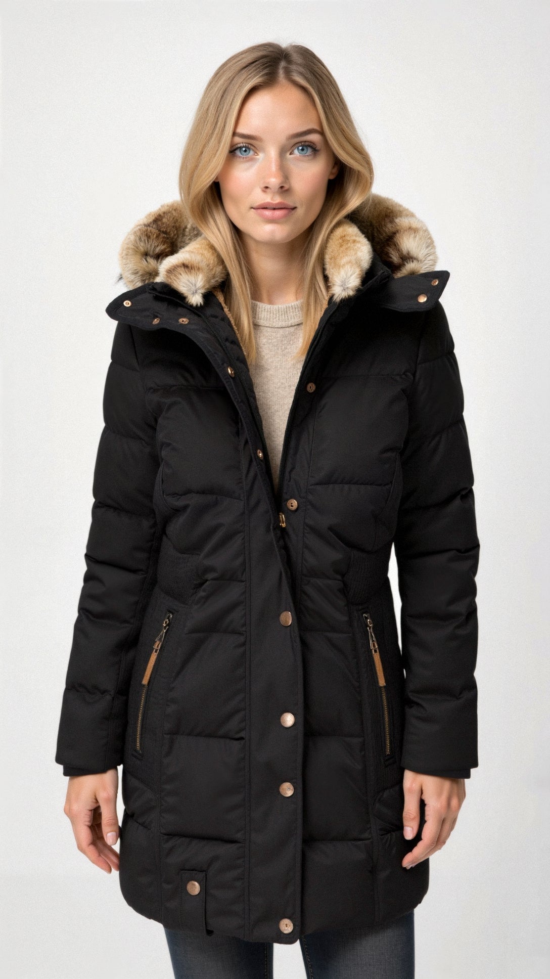 Damen Pufferjacke Chantall Warm - Norvielle