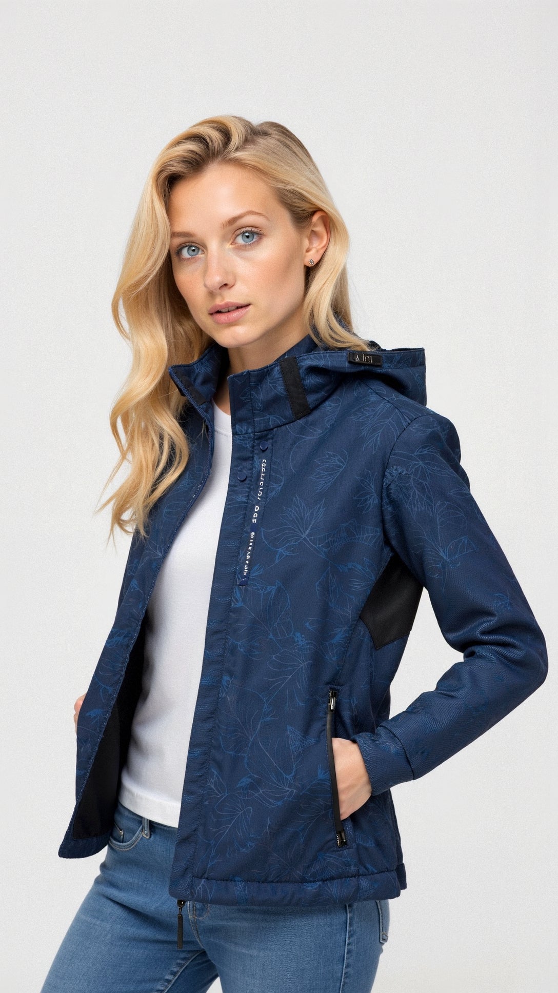 Damen Wintermantel Modern Warm Herbst Schwarz - Norvielle