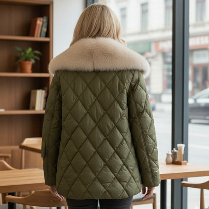 Damen Daunenjacke Warm EntenDaunen Modern