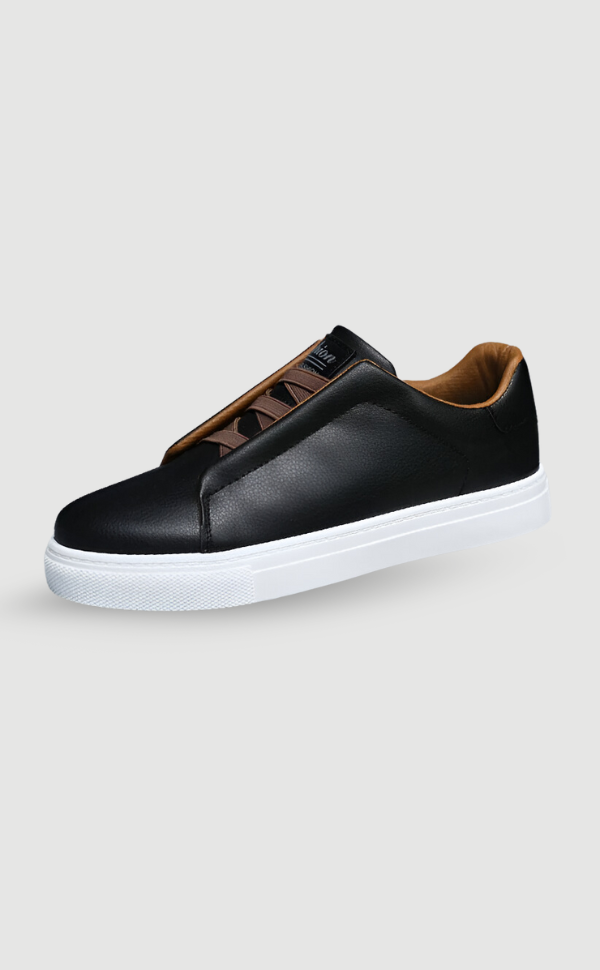 Herren Sneaker Leder Weiß Hochwertig - Norvielle