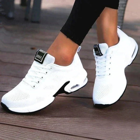 Damen Wanderschuhe Orthopädisch Bequem Schwarz - Norvielle