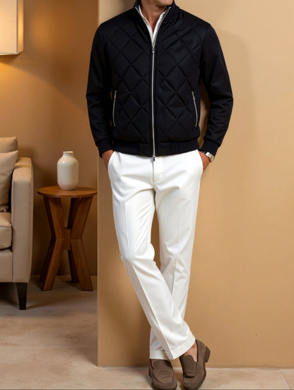 Herren Steppjacke Klassisch Warm