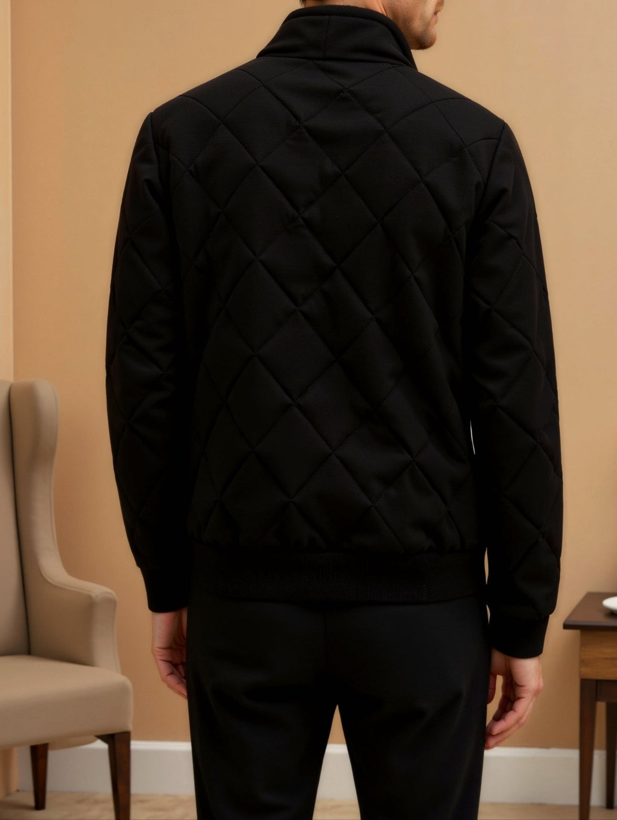 Herren Steppjacke Klassisch Warm