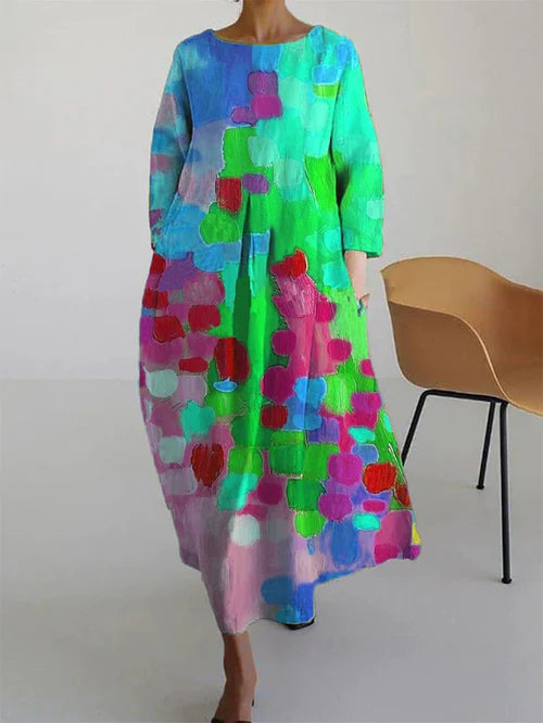Damen Sommerkleid Maxi Floralmuster Leicht