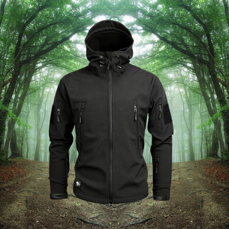 Wasserdichte Herren Outdoorjacke Langlebig Winddicht - Norvielle