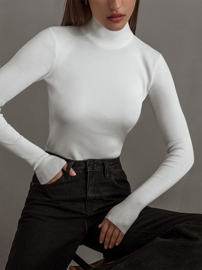Damen Pullover Slimfit Warm Winter