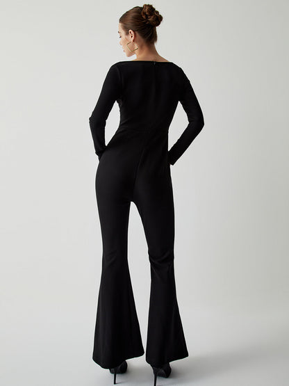 Damen Jumpsuit Komfortabel Elegant