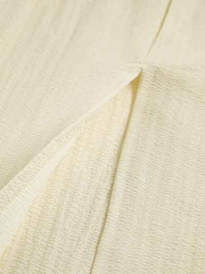 Damen Sommerkleid Midikleid Spitze Cut-Out Design