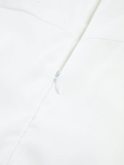 Elegantes Damen Midikleid A-Linie Zeitlos