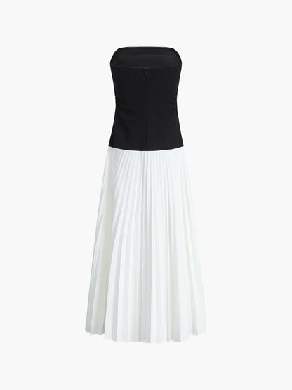 Damen Bustier- und Maxi-Rock Set Elegantes Frauen-Outfit
