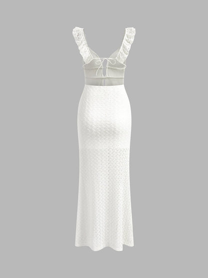 Damen Partykleid Rückenfrei Dekolleté