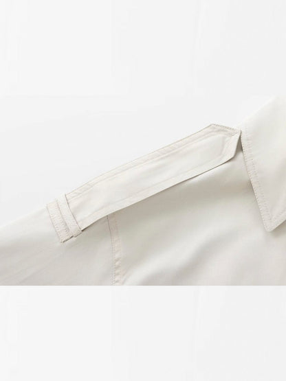 Damen Trenchcoat Elegant Zeitlos