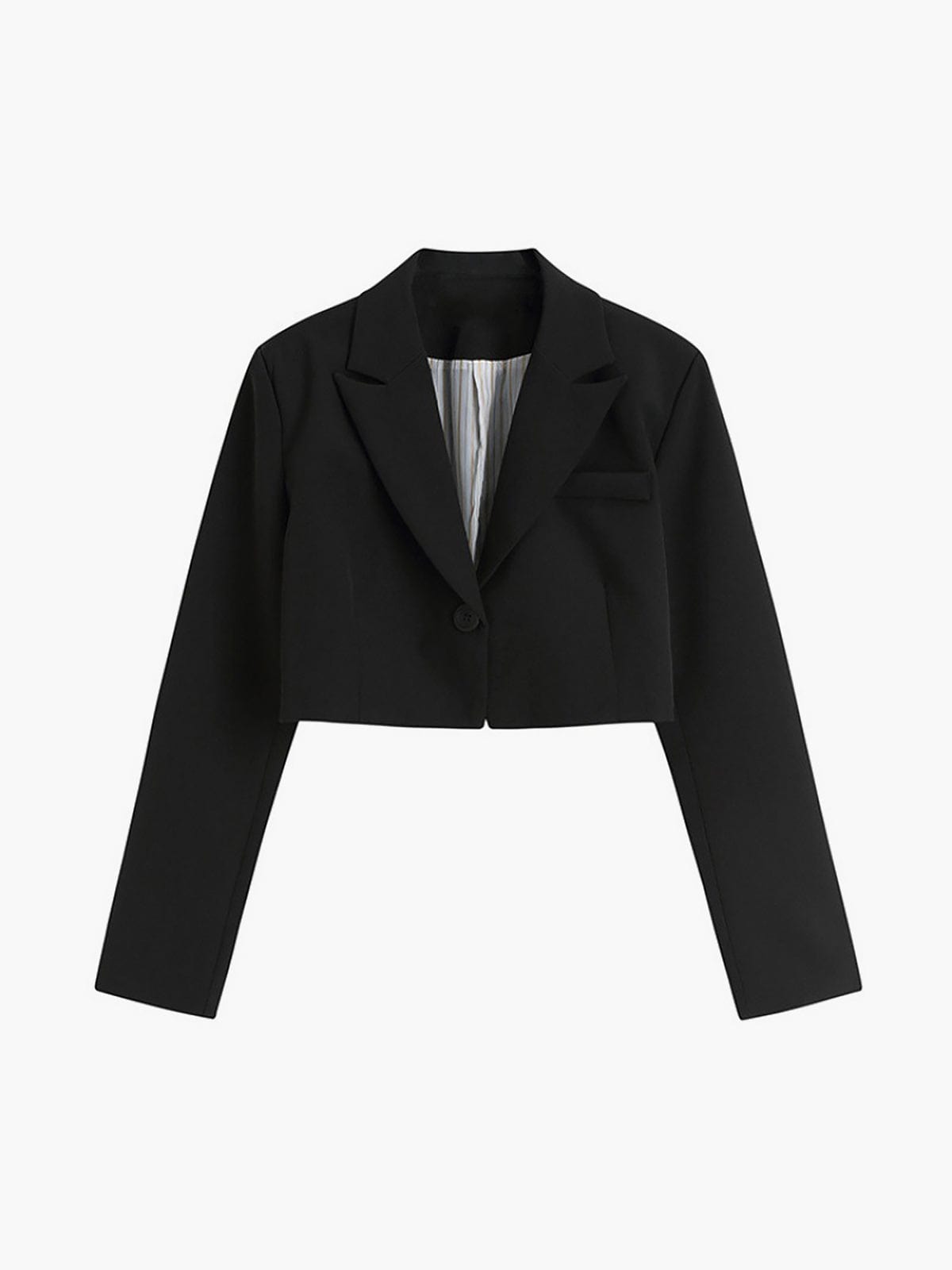 Damen Blazer Büroanzug Cropped Modern