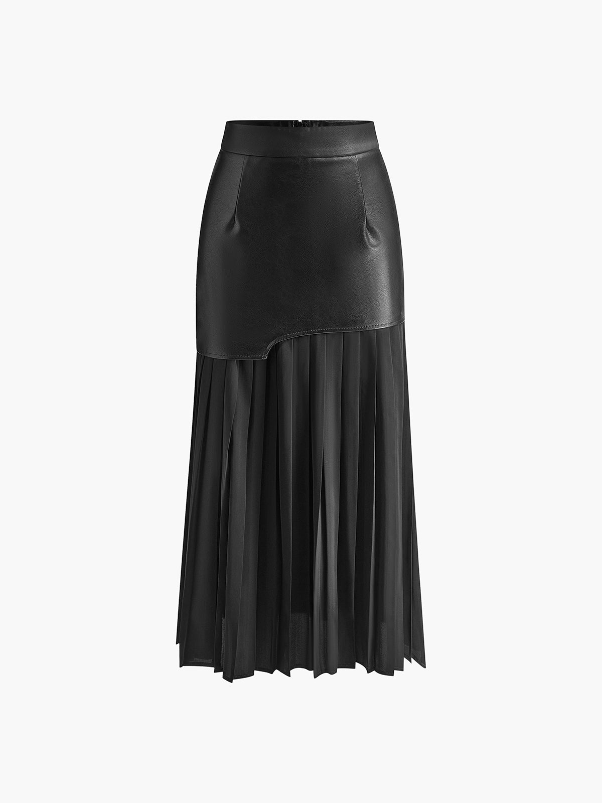 Damen Asymmetrischer Midi-Rock Sommerkleid