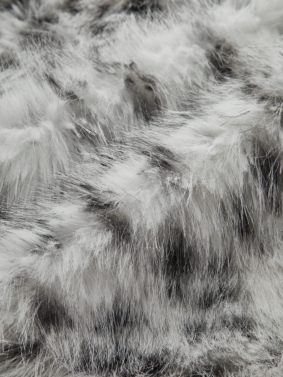 Damen Kunstfelljacke Leopardenmuster Kuschelig