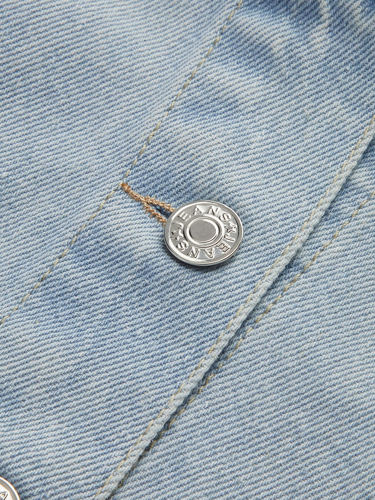 Damen Cropped Jeansjacke Lässiger Stil