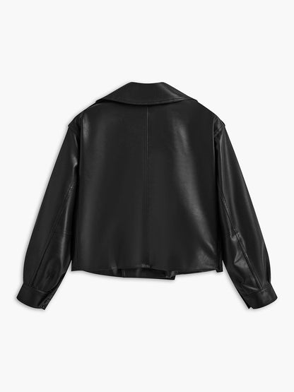 Damen Lederjacke Bikerstil