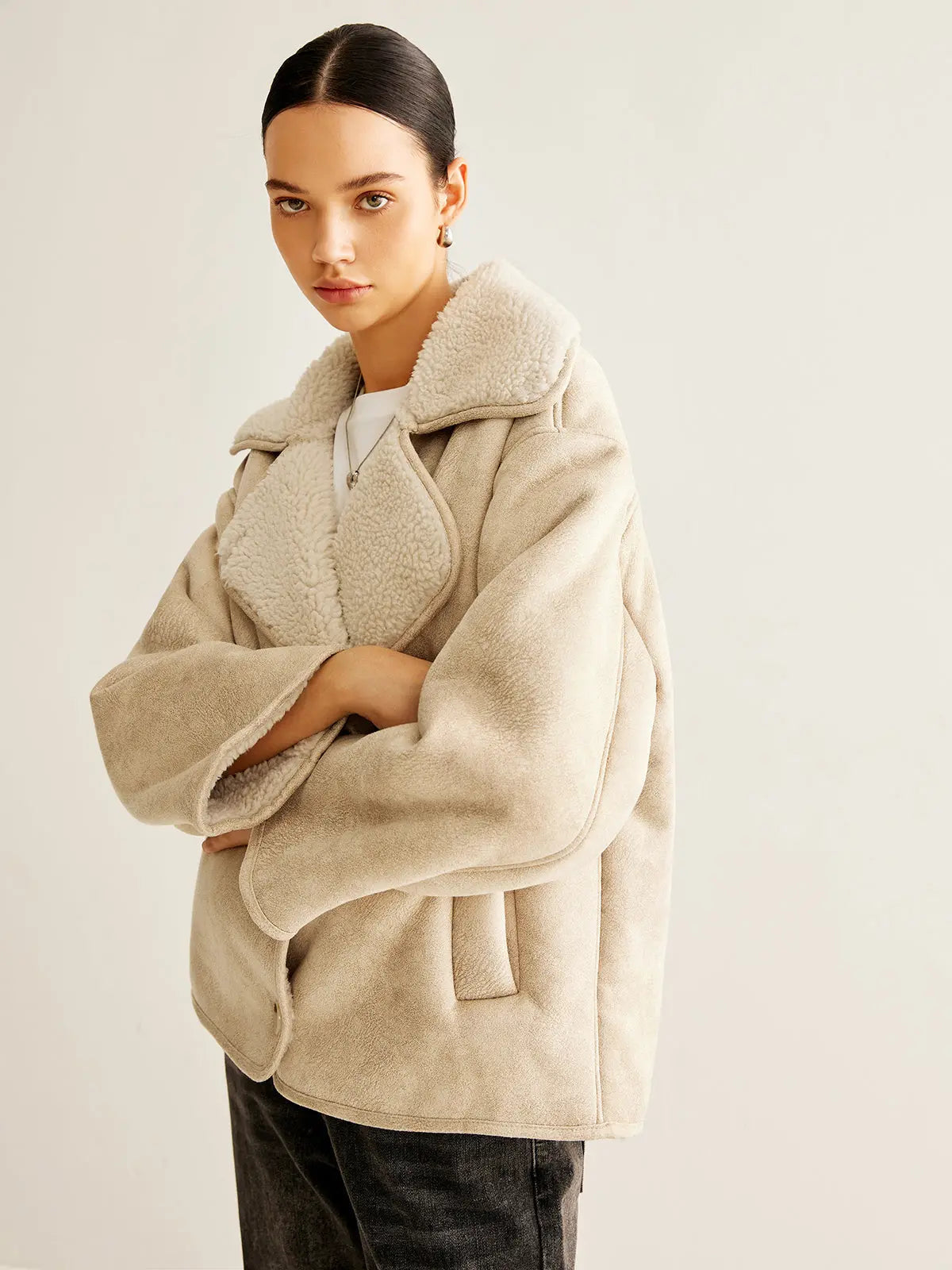 Johanna | Fleecejacke mit Knopfleiste Zendoo.de