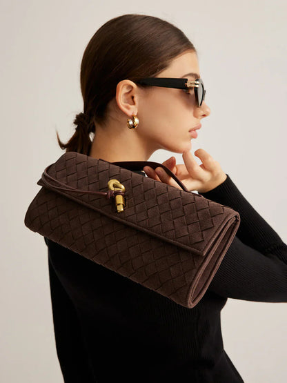 Damen Clutch Gewebt
