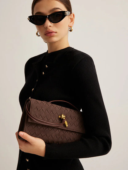 Damen Clutch Gewebt
