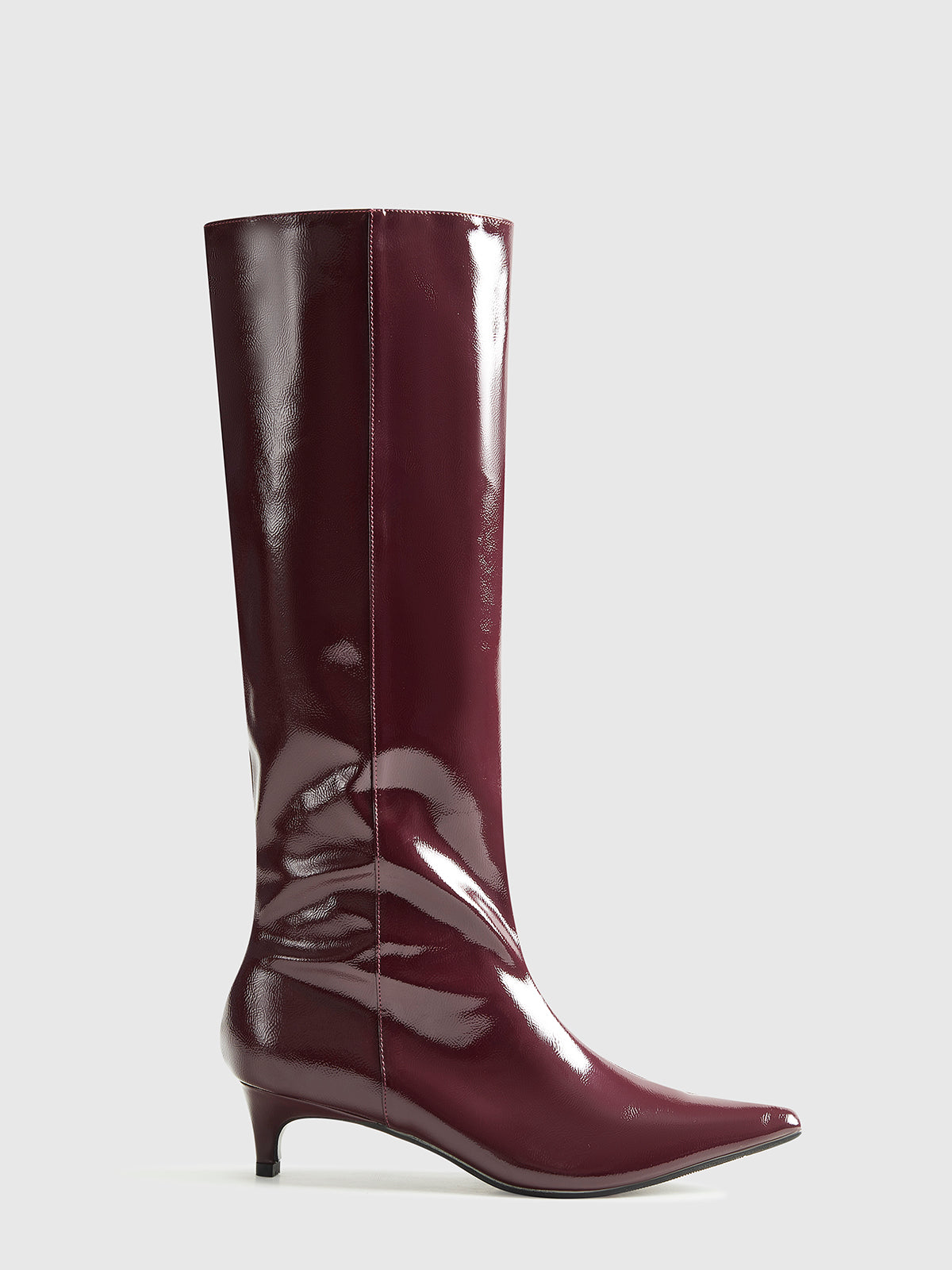 Damen Kniehohe Stiefel Stiletto Bequem