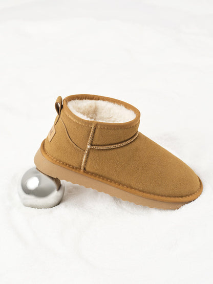 Schneestiefel Schafwolle Warm Damen
