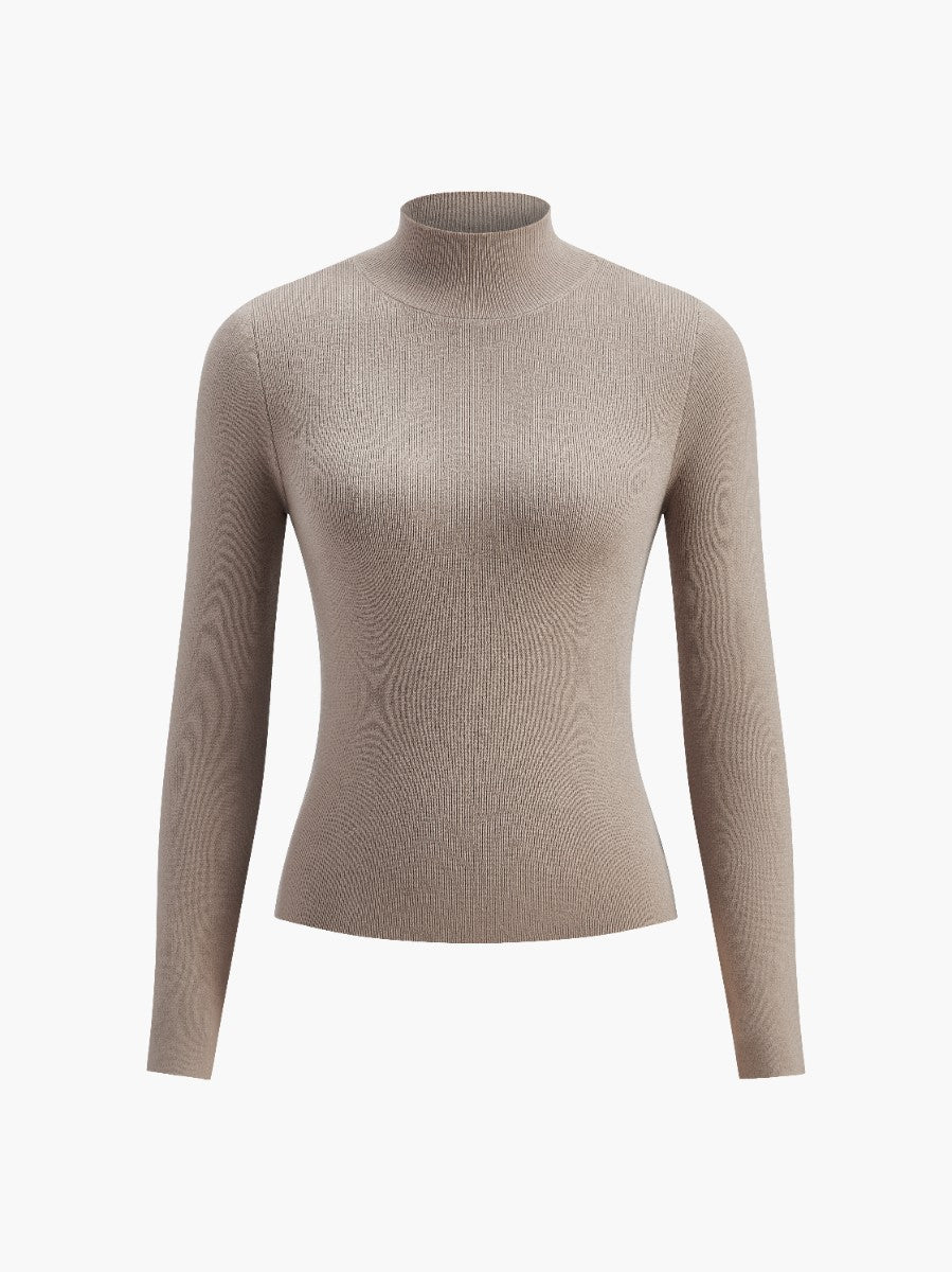 Damen Pullover Slimfit Warm Winter